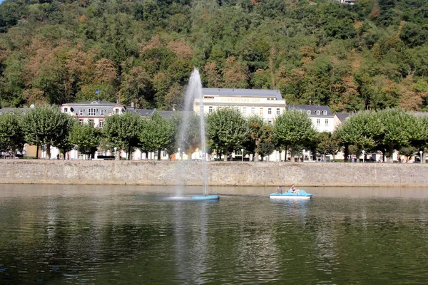 Resort Cidade Bad Ems Rio Lahn Alemanha — Fotografia de Stock