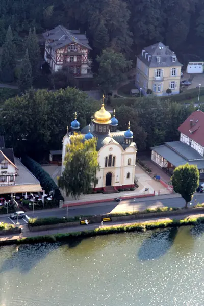 德国Bad Ems旅游胜地的俄罗斯东正教历史教堂 — 图库照片