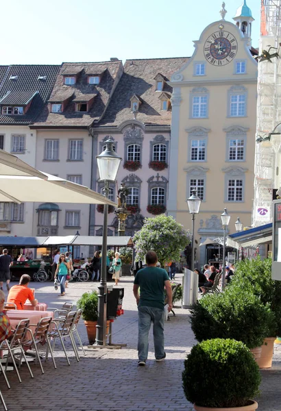 スイスのシャフハウゼン 旧市街中心部 — ストック写真