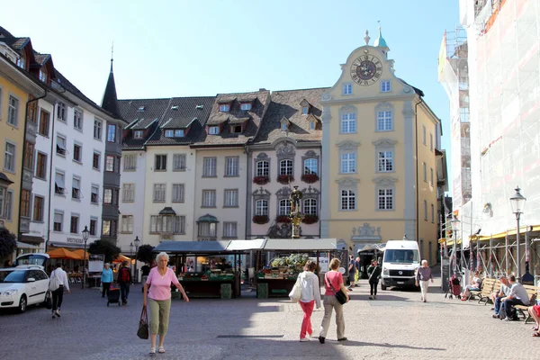 Schaffhausen Suiza Antiguo Centro Histórico Ciudad —  Fotos de Stock