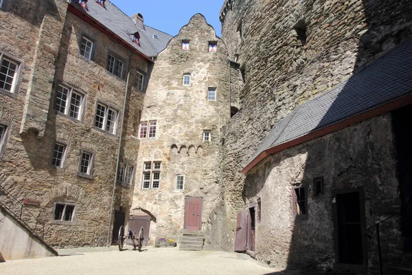 Château Ville Runkel Sur Rivière Lahn Hesse Allemagne — Photo