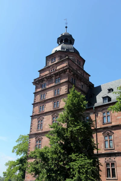 Johannisburg Παλάτι Στο Aschaffenburg Στην Main Στη Βορειοδυτική Βαυαρία Γερμανία — Φωτογραφία Αρχείου