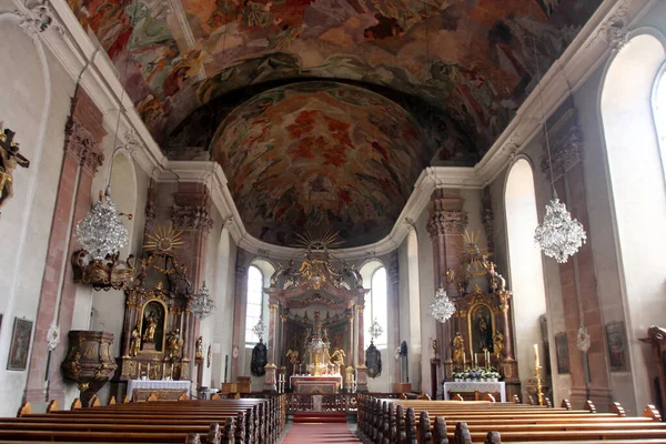 Eglise Notre Dame Aschaffenburg Sur Main Dans Nord Ouest Bavière — Photo