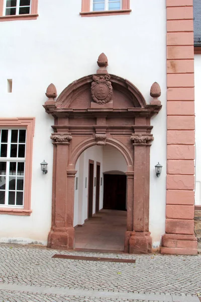 Abbaye Eberbach Près Eltville Sur Rhin Hesse Allemagne Cours Hiver — Photo