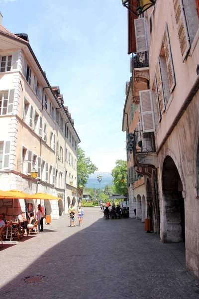 Arquitectura Histórica Annecy Alta Saboya Francia — Foto de Stock