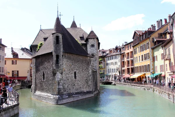 Arquitectura Histórica Annecy Alta Saboya Francia — Foto de Stock