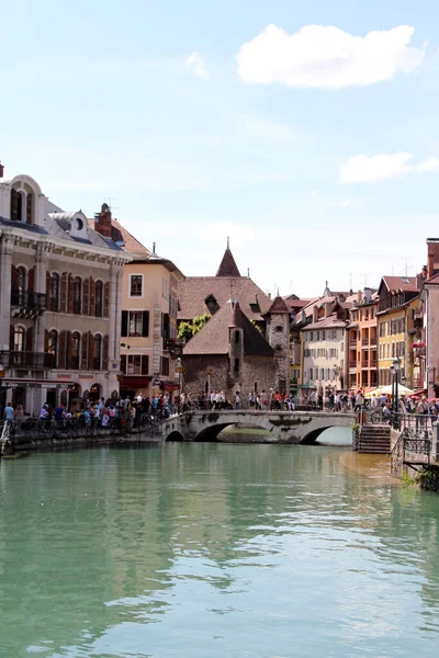Blick Auf Einen Kanal Annecy Haute Savoie Frankreich — Stockfoto