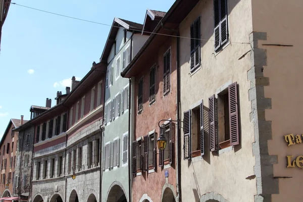 Historisk Arkitektur Annecy Haute Savoie Frankrike — Stockfoto