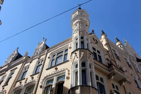 Historische Architectuur Van Oude Binnenstad Van Riga Letland — Stockfoto