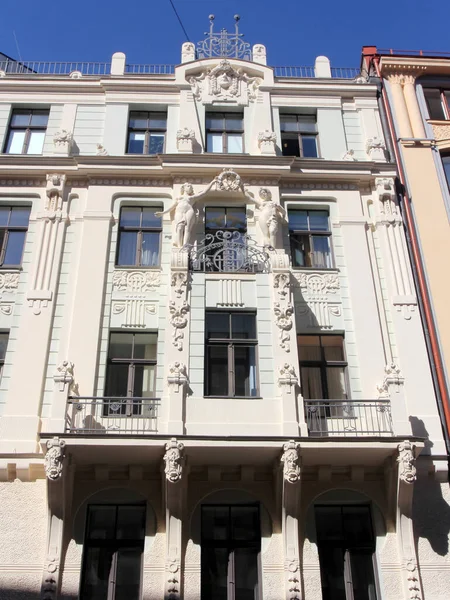 Historische Architectuur Van Oude Binnenstad Van Riga Letland — Stockfoto