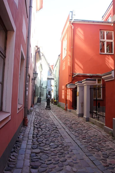Antigua Parte Histórica Riga Letonia Europa —  Fotos de Stock