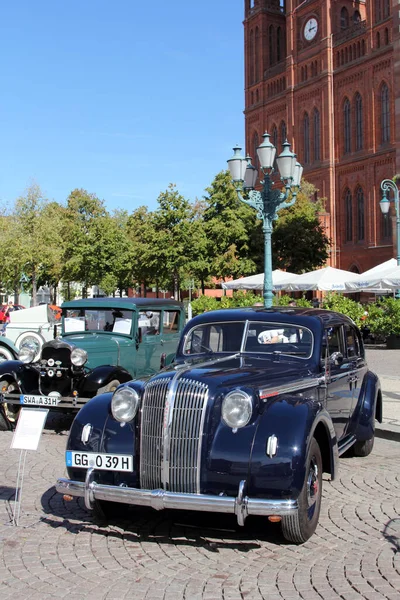 Автомобили Ретро Ралли Висбадене Гессен Германия — стоковое фото