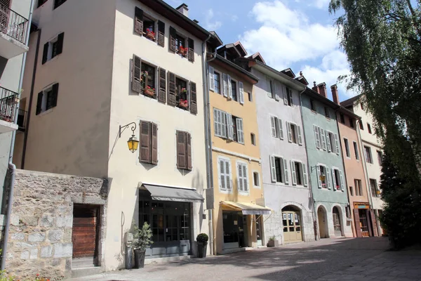 Történelmi Építészet Annecy Haute Savoie Franciaország Stock Fotó