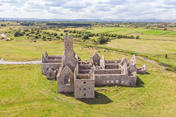 Fundado 1351 Situado Cerca Headford Condado Galway Ross Errilly Friary — Foto de Stock