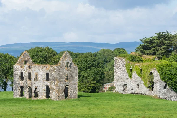 Ein Blick Auf Das Schloss Annaghkeen Gelegen Neben Lough Corrib — Stockfoto