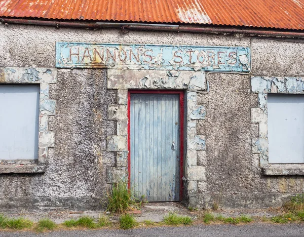 Headford Irland Augusti 2018 Den Övergivna Hannons Butiker Byggnad Bredvid — Stockfoto