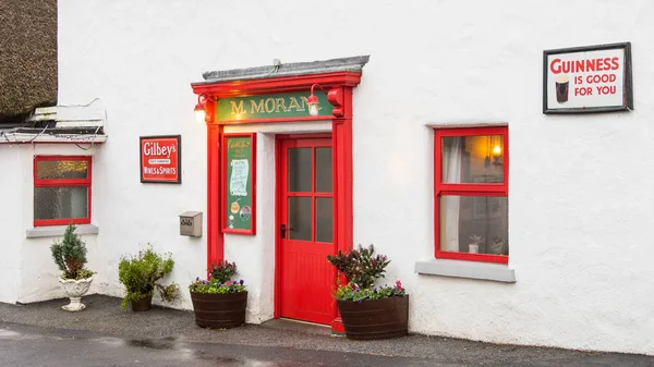 Kilcolgan Ireland December 2015 Moran Oyster Cottage Traditional Seafood Restaurant — Stock Photo, Image