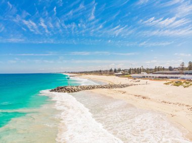 Bir havadan görünümü City Beach Perth, Batı Avustralya.
