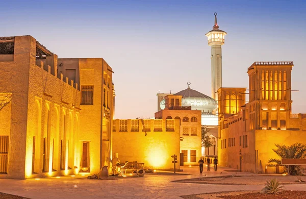 Old Merchant Quarter Bastakiya Dubai United Arab Emirates — Stock Photo, Image