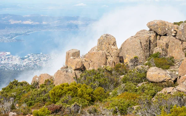 Klippor på Mount Wellington — Stockfoto