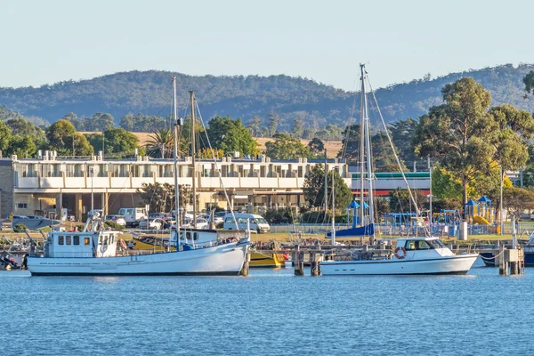 Boats at St Helens, Tasmania — Stock Photo, Image