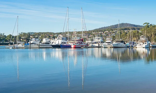 Boats at St Helens, Tasmania — Stock Photo, Image