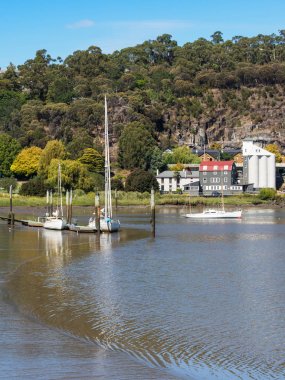 Yachts in the Tamar River, Launceston