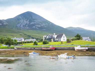 Harbour in Clew Bay, Ireland clipart
