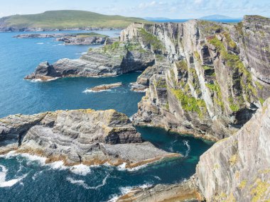 Kerry Cliffs in Ireland clipart