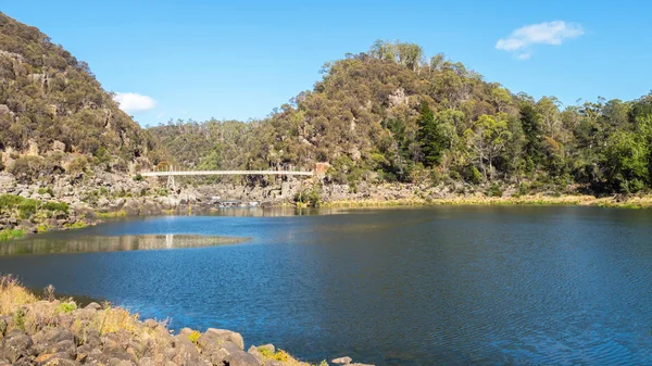 Pont suspendu Alexandra à Launceston Images De Stock Libres De Droits