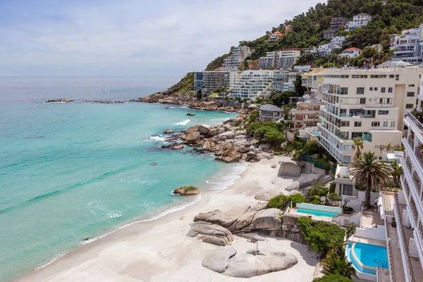 Apartamentos Luxo Frente Glamourosa Clifton Beach Cidade Cabo África Sul — Fotografia de Stock