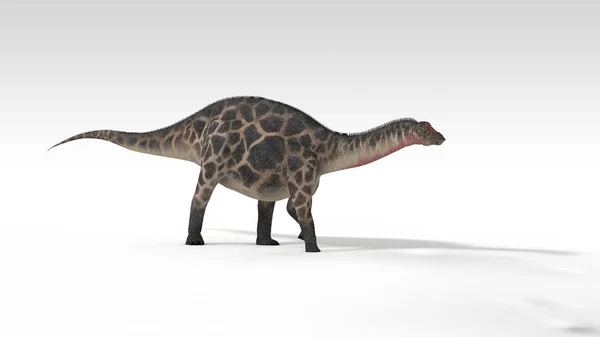 Kleurrijke Illustratie Van Dinosaurus Geïsoleerd Witte Achtergrond — Stockfoto