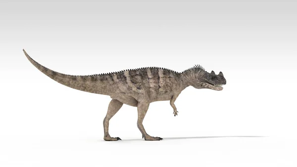 Барвиста Ілюстрація Динозавра Ізольована Білому Тлі — стокове фото