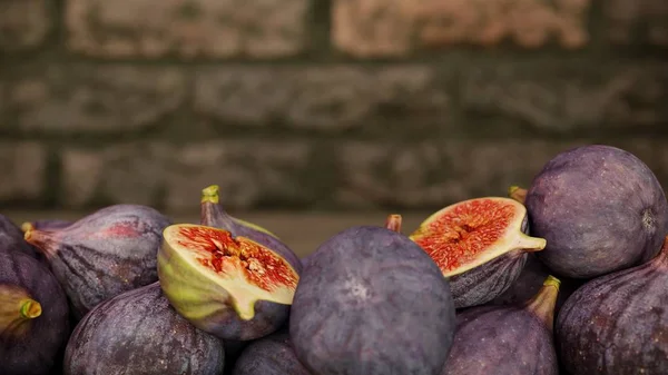 Rendering Van Rijpen Fig Stilleven — Stockfoto