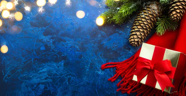 Frohe Weihnachten und frohe Feiertage Grußkarte, Rahmen, Banner. — Stockfoto
