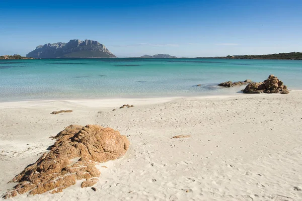 Mare Turchese Sulla Baia Porto Istana Olbia Sardaigne — Photo