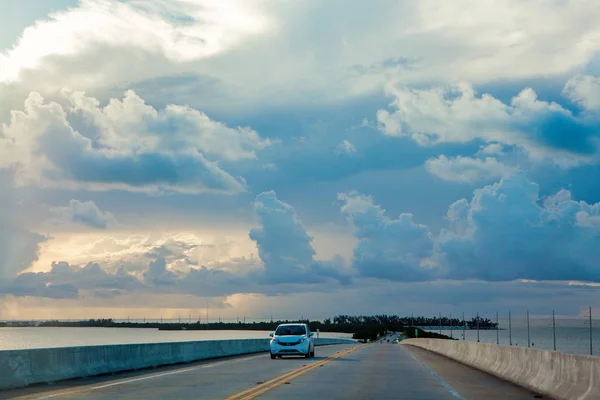 Florida Keys Amerika Birleşik Devletleri Ekim 2016 Nsanlar Sürücü Denizaşırı — Stok fotoğraf