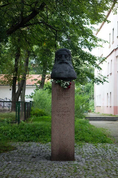 Vilnius Lithuania August 2010 Monument Vilna Gaon Eliyahu Ben Shlomo — Stock Photo, Image