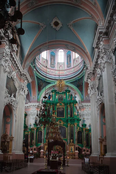 Vilnius Litouwen Augustus 2010 Interieur Van Orthodoxe Kerk Van Heilige — Stockfoto