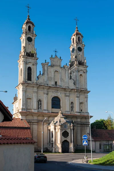 Mennybemenetel Temploma Vagy Misszionáriusok Temploma Vilniusban Litvániában — Stock Fotó