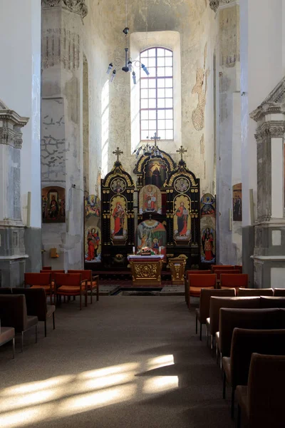 ビリニュス リトアニア 2018 リトアニア ヴィリニュスの聖三位一体 Uniates の教会の内部 — ストック写真