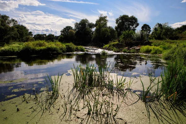 Slabada Molenhuis Dam Rivier Nevezis Buurt Van Krekenava Litouwen — Stockfoto