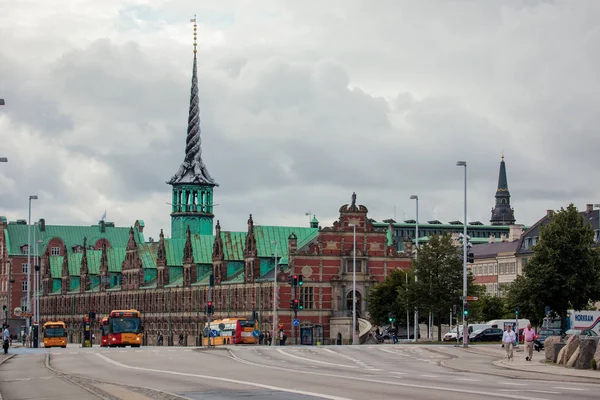 Köpenhamn Danmark Juli 2015 Börsen 17Th Talet Börsen Köpenhamns Centrum — Stockfoto