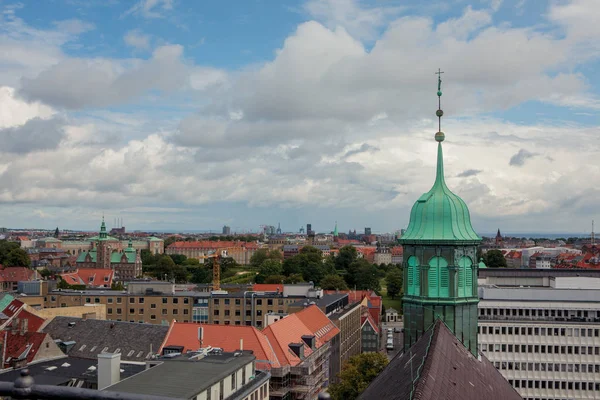 Copenhagen Denmark July 2015 Copenhagen City Spires Cityscape Trinitatis Church — Stock Photo, Image