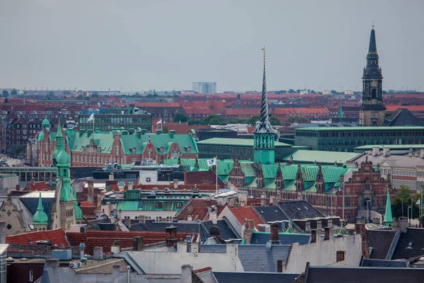 Köpenhamn Danmark Juli 2015 Köpenhamn Staden Spiror Stadsbilden Med Börsen — Stockfoto