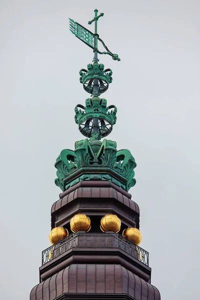 Tornet Christiansborg Palace Palace Och Regerings Byggnaden Centrala Köpenhamn Danmark — Stockfoto