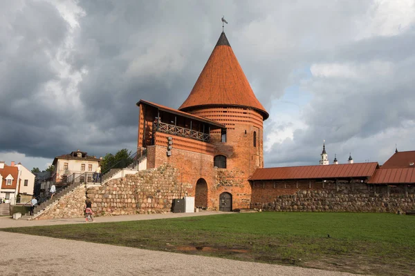 Kaunas Lituania Julio 2018 Castillo Kaunas Construido Mediados Del Siglo — Foto de Stock