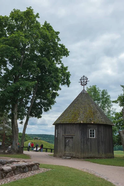 Kernave Lithuania June 2011 Old Chapel Kernave Medieval Capital Grand — Stock Photo, Image