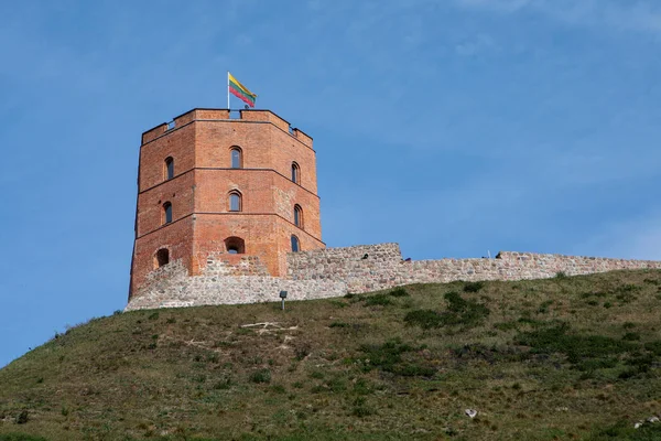 Vilna Lituania Septiembre 2018 Torre Gediminas Parte Restante Del Castillo — Foto de Stock