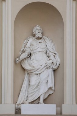 Vilnius Katedrali, Litvanya'nın duvardaki ibrahim'in heykeli